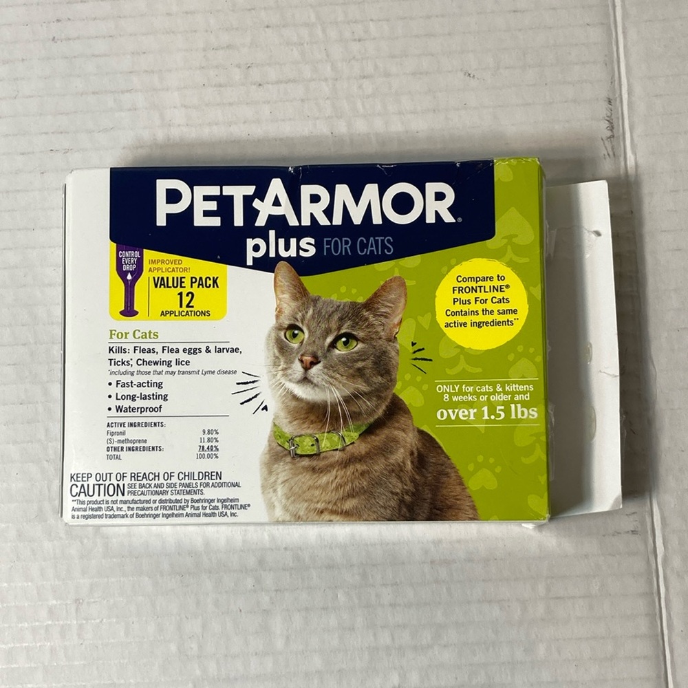 PetArmor Plus for Cats & Kittens Flea Tick Lice Treatment